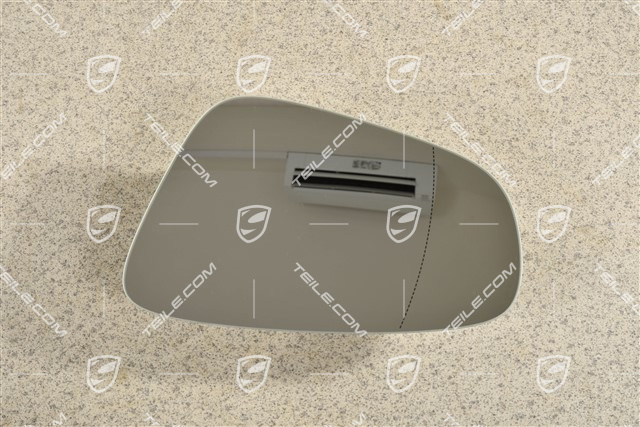 Szkło lusterka, autom. ściemniane lusterko zewn., wypukłe (ze strefą), L