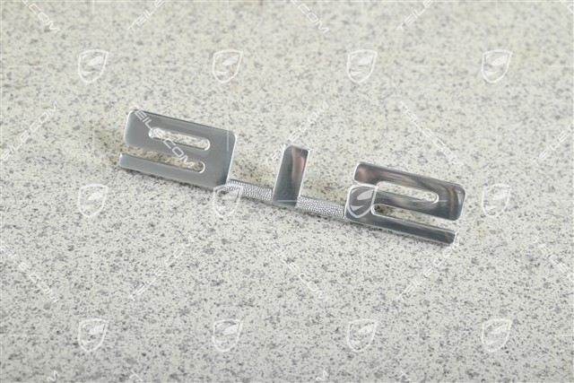Schriftzug Emblem "912", Silber