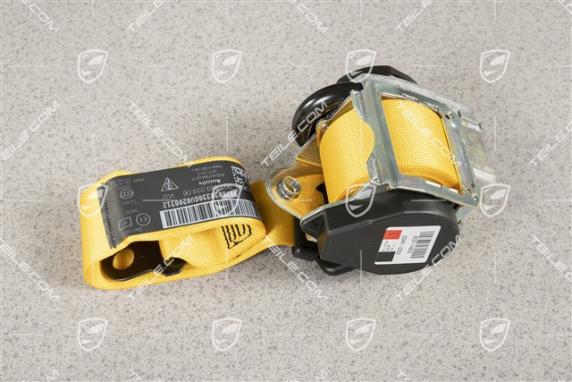 Cabrio, Pas bezpieczeństwa, przedni, żółty, L