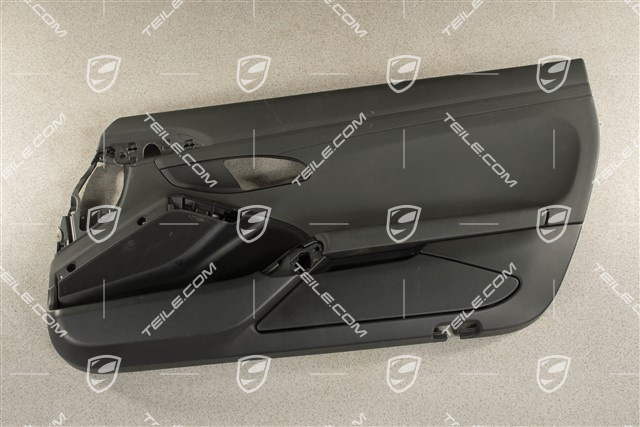 Türverkleidung ohne Zierleiste, Kunstleder, Schwarz, Klangpaket ASK, R