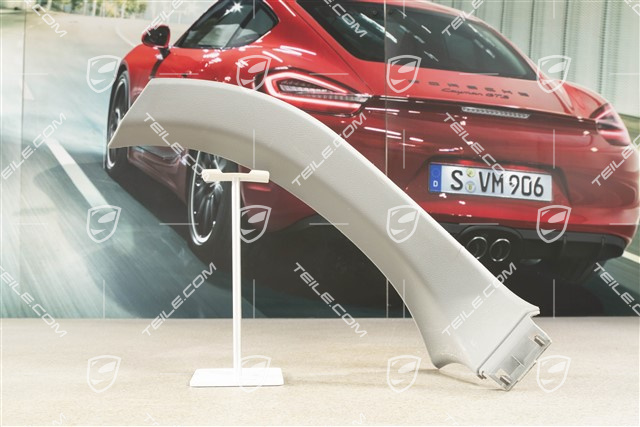 Abschlussleiste, Stahlgrau, R