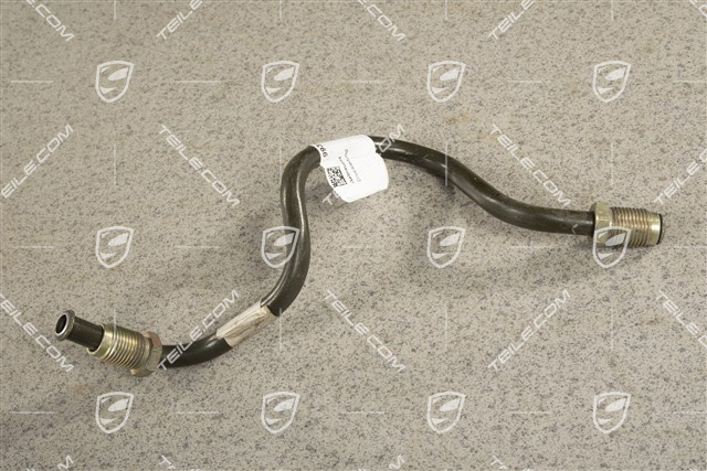 Fuel system, pressure line