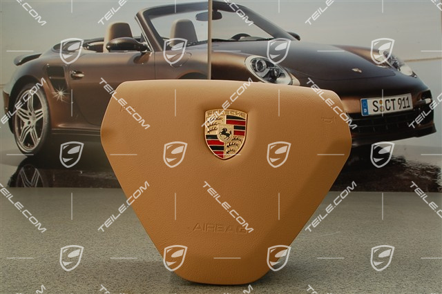Airbag, 3-spoke, leather, sand beige
