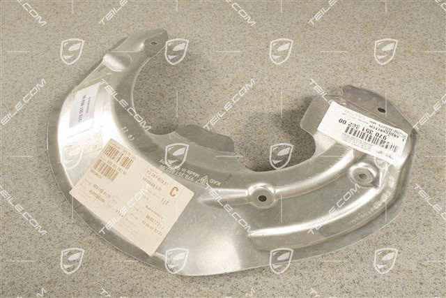 Front axle disc brake protective plate, R