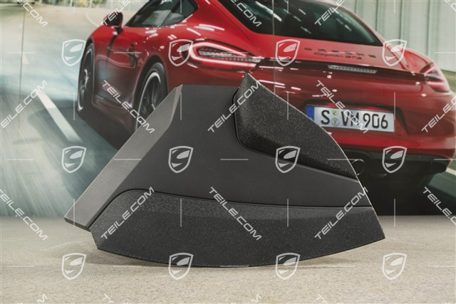 Coupe, Engine compartment Cover panel, Matte black, R