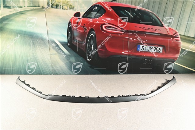 GTS / Sport Design, Front bumper spoiler / lower part trim, Black