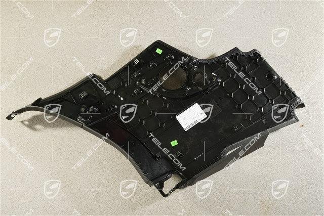 Seitenwandverkleidung, hinten, Leder, Schwarz, Cabrio, R