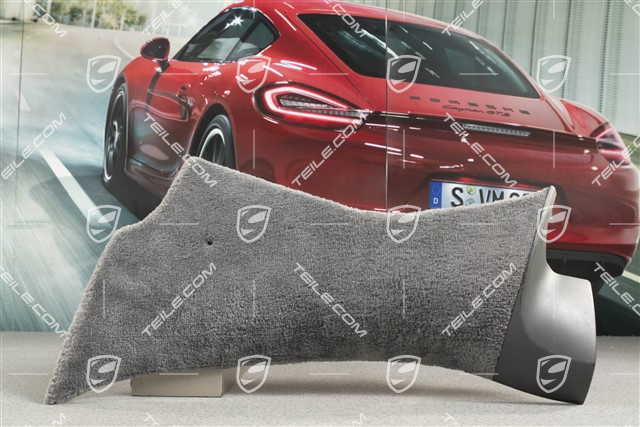 Verkleidung, Teppich, Steingrau, L