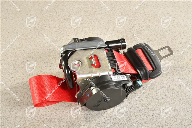 Targa / Coupe, Seat belt, front, Guards Red, L=R