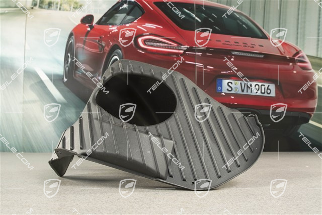 C2 / C2S, Abdeckung Verkleidung Bremskraftverstärker, Satinschwarz