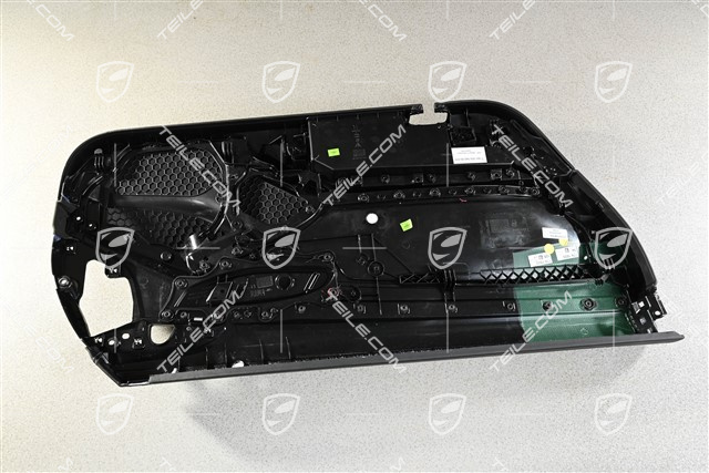 Spyder, Türverkleidung mit Zierleiste Carbon, Leder Schwarz, Bose, R