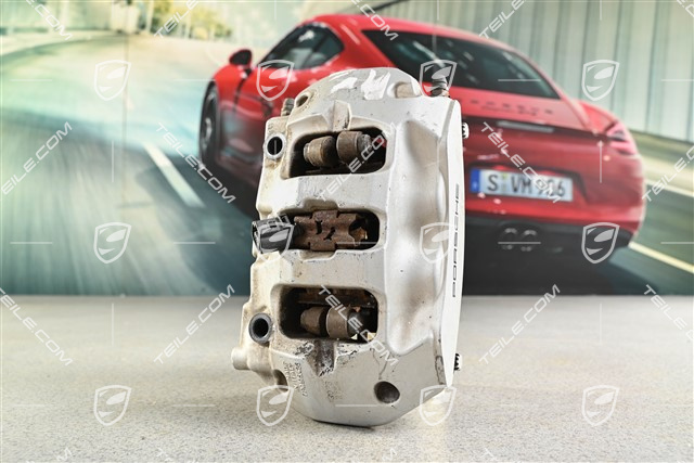 Zacisk hamulcowy tylnej osi, srebrny, L