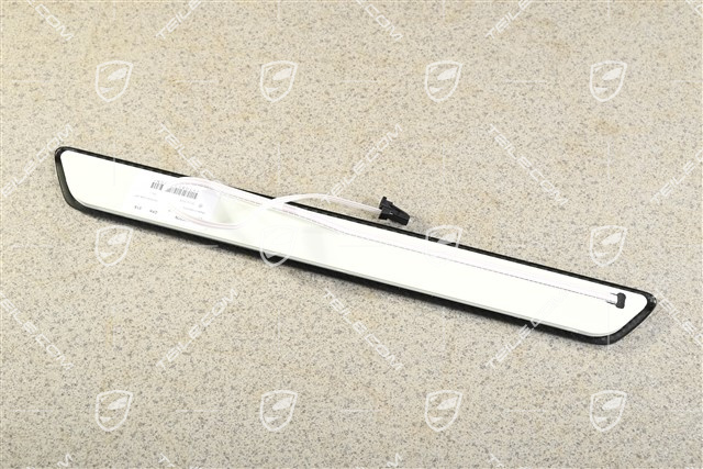 Schwellerleiste / Einstiegleiste - Blende , Vorne, Cayenn Turbo, Carbon Beleuchtet, L=R