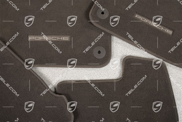 Zestaw dywaników / mat podłogowych, Espresso