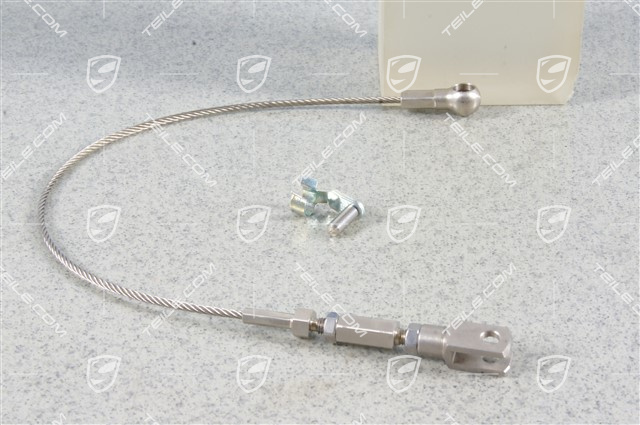 Metalowa linka naciągu dachu cabrio