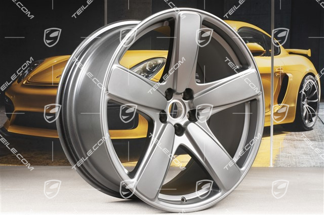 21-inch wheel rim "Sport Classic", 10J x 21 ET19, Platinum satin matt