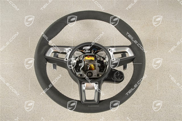 Kierownica sportowa GT, PDK, Alcantara, czarna, Sport Chrono Plus