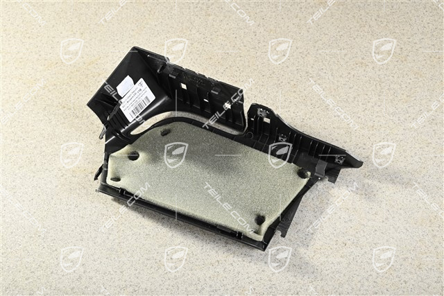 Gepäckraum, Kofferraumabdeckung / Seitenwandverkleidung/ Blende, Belüftung, Schwarz, R