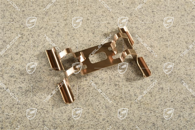 Feder für festsattel Grün / Schwarz 18", Hinten, L=R