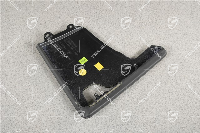 Osłona boczna tunelu środkowego, skóra, Czarna, Opcja z telefonem, R