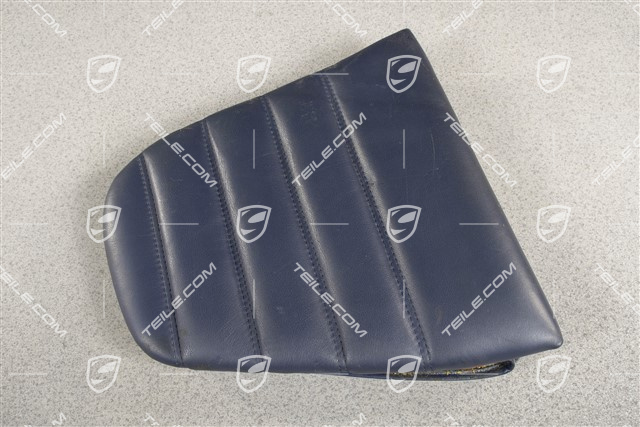 Notsitzkissen, Leder, Cobaltblau, R