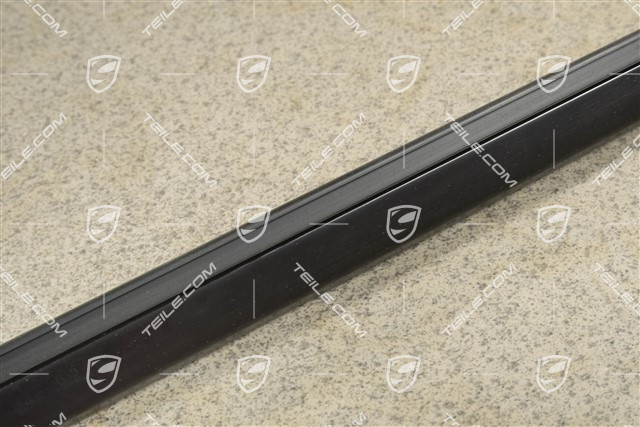 Listwa ozdobna, pakiet aluminium, czarna, tylna, dolna, L