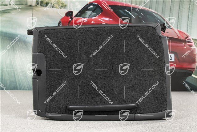 Notsitzrückenlehne / Rücksitz / Rückenlehne, Hinten, Leder, Schwarz, Coupe, R