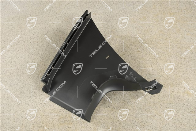Air guide / duct, black matte, Sport Design Package, L