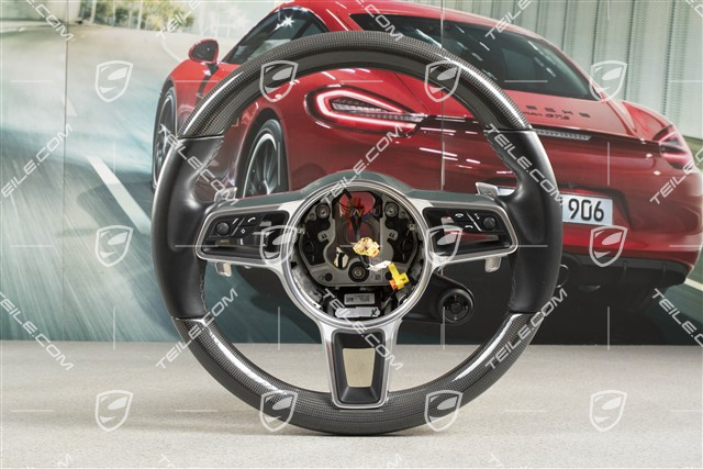 Lenkrad CARBON + Leder schwarz, leicht beschädigt