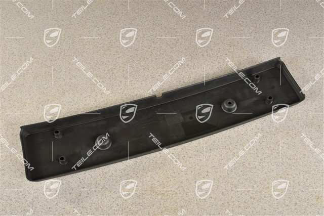 Front bumper licence plate support / holder