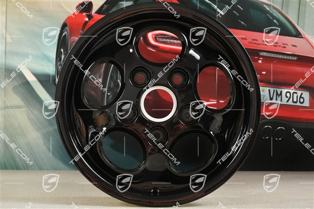 15-inch Wheel "Telefon", 6J x 15 ET36, black high gloss