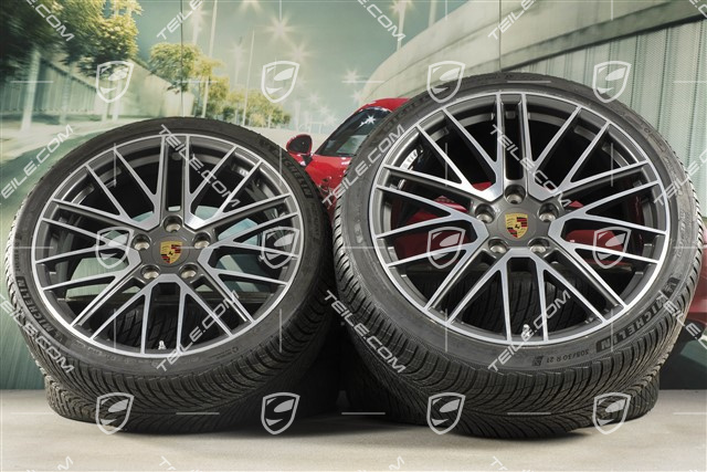 20/21-inch Turbo V winter wheel set, wheel rims 8,5J x 20 ET40 + 11J x 21 ET66 + Michelin winter tyres 245/35 R20 + 305/30 R21