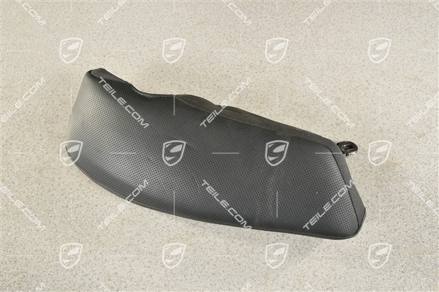 Seitenverkleidung der hinteren Rückenlehne, perforiertes Leder, schwarz, L