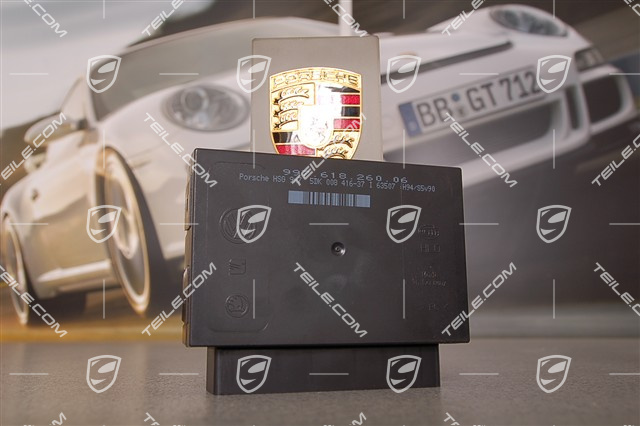 Control unit, rear part of vehicle