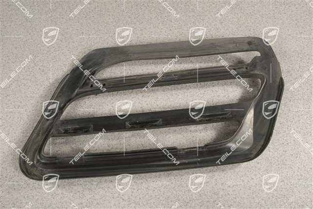 Rahmen Luftauslass, schwarz, L