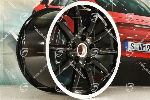 19-inch "Carrera Sport" wheel rim, 11,5J x 19 ET67, black high gloss