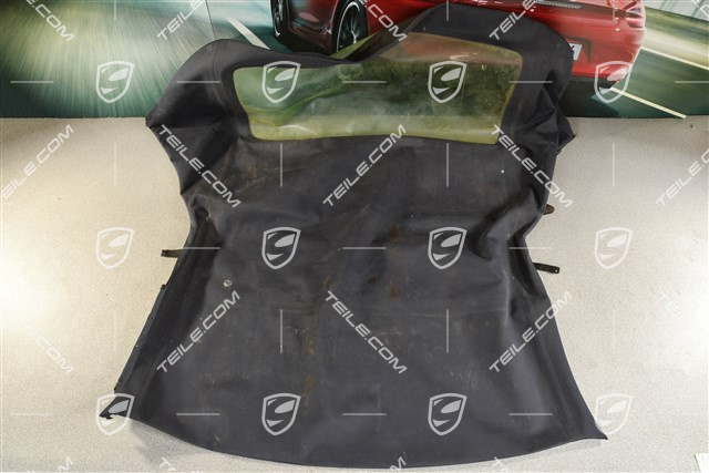 Verdeckbezug, ohne Heckscheibe, Metropolblau