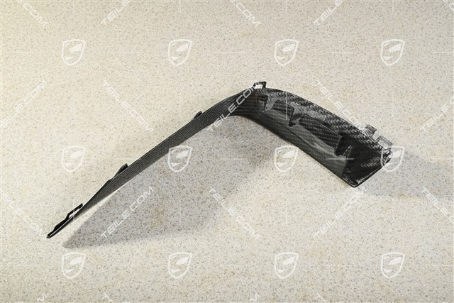 Cover trim, front bumper air inlet, Sport Design Carbon, L