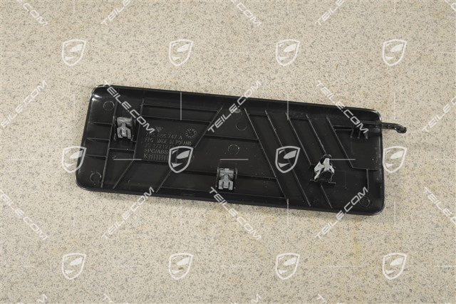 Trim, Backrest, Center, Black