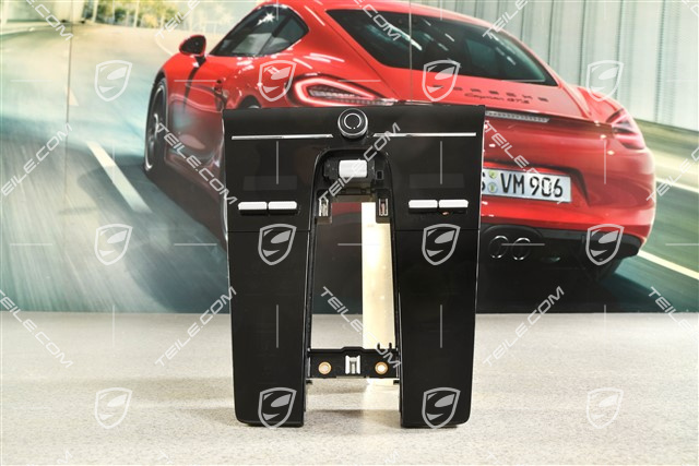 Air condition control unit / panel, front, Black matte