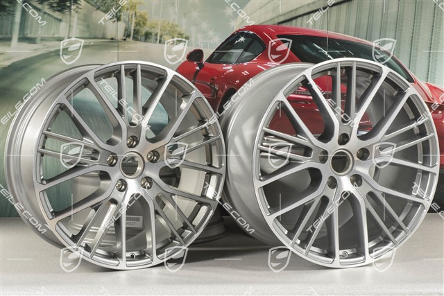 21" Komplet felg Panamera Exclusive Design Sport, 9,5J x 21 ET71 + 11,5J x 21 ET69