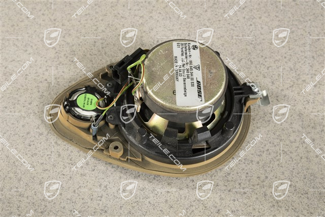Głośnik tylny, Savannah beige, soundsystem Bose, Coupe/Targa L / Cabrio R