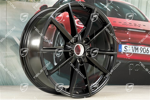 20" Felga Carrera S, 8,5J x 20 ET53, czarny wysoki połysk