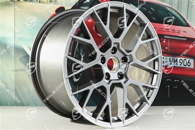 21" RS Spyder Wheel, 11.5J x 21 ET79, Dark Silver