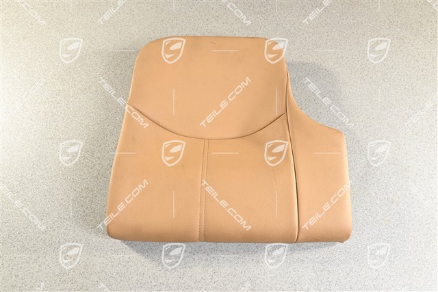 Back seat lower / cushion, Coupe/Targa, Leatherette, Sand beige, L