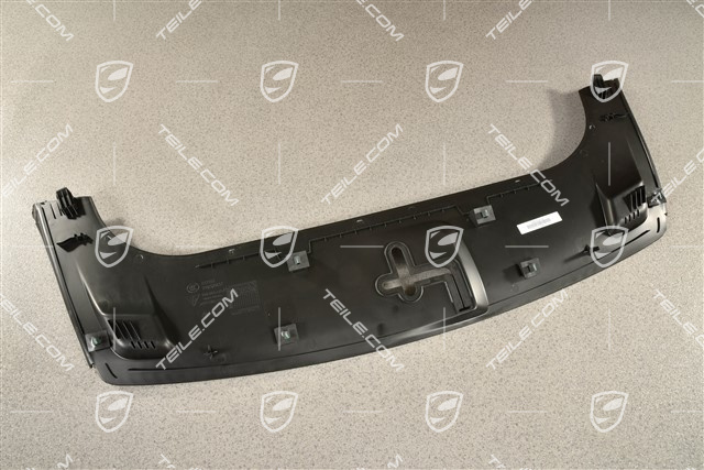 Blende Schlossträger / Schlossabdeckung, Schwarz