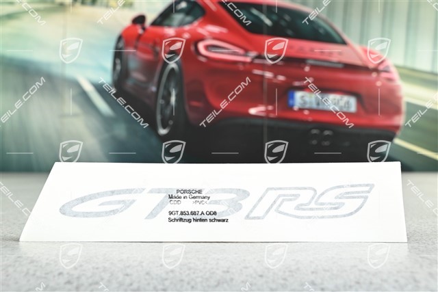Schriftzug Dekorschriftzug GT3 RS schwarz-matt