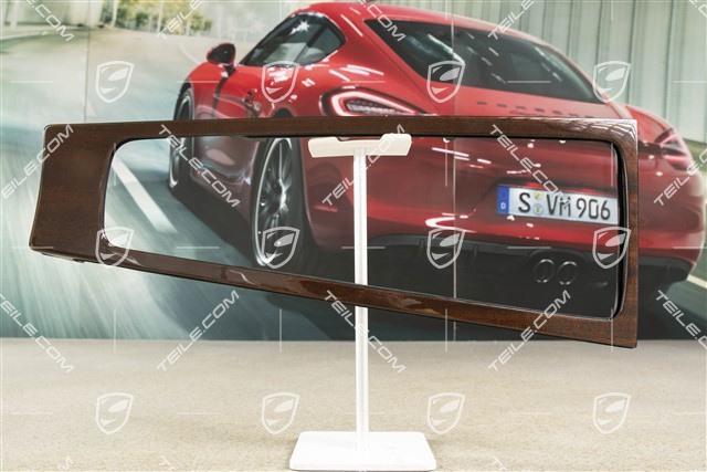 Cover, centre console, Mahogany