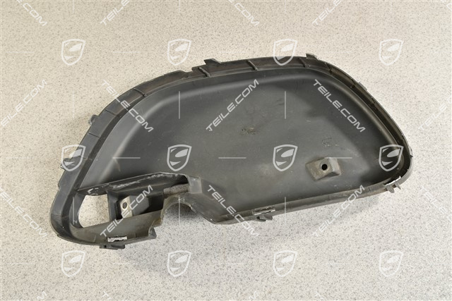 Prowadnica powietrza Turbo / GTS, czarna satyna, R