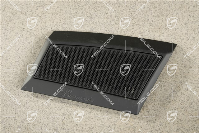Loudspeaker cover, dashboard trim, BURMESTER, black, L